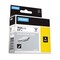 Dymo Rhino Heat Shrink Tubes Industrial Label Tape 0.75 x 5 ft White/Black Print
